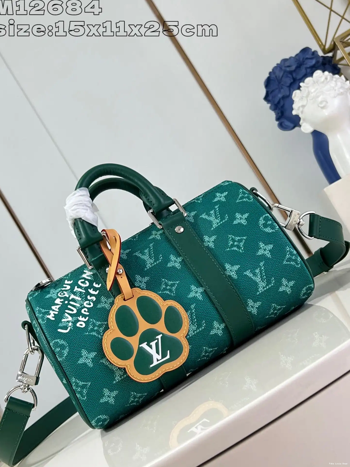 Repzbay BANDOULIÈRE VUITTON 25 KEEPALL LOUIS 0529